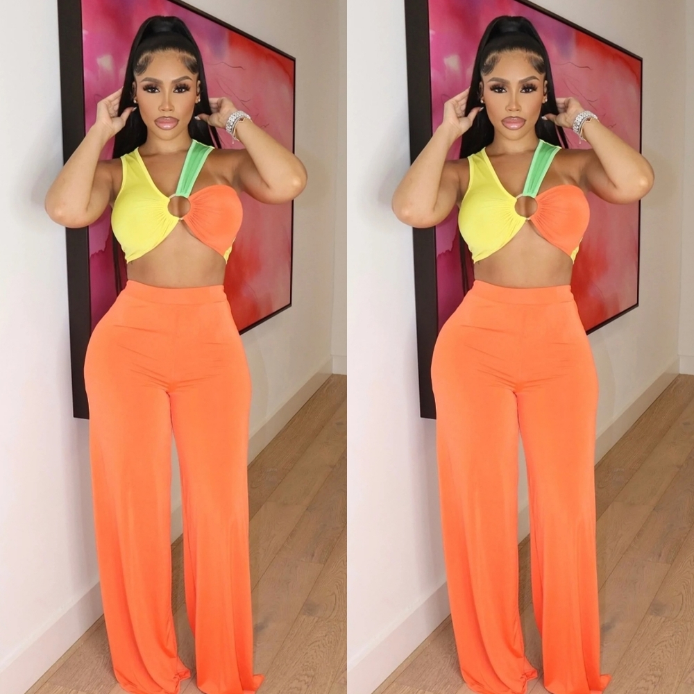 BRAND NEW  Two piece palazzo pants set